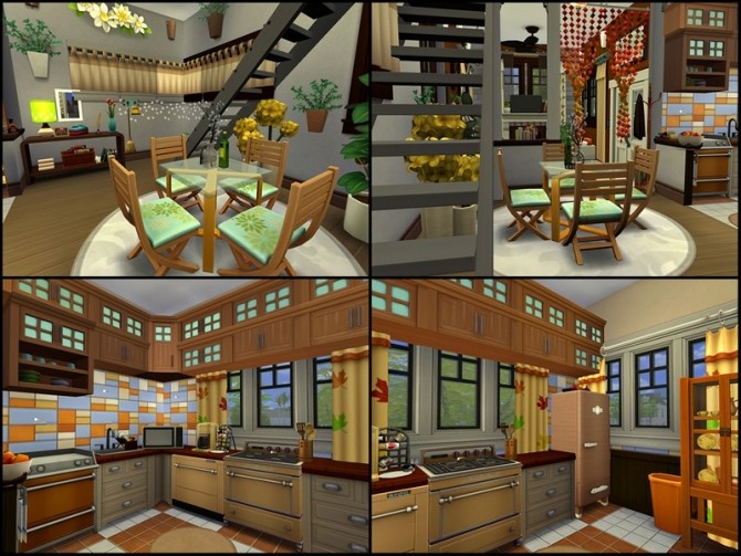 Sims 4 Cozy House for Two Sims by Tontin2018 at TSR