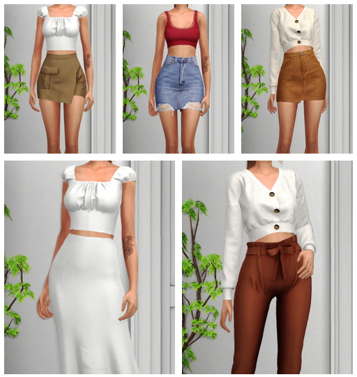 Sims 4 Sunny Days Collection Part 1 at Elliesimple