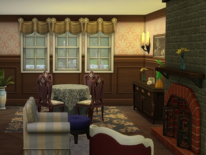 Sims 4 Miss Marples cottage at KyriaT’s Sims 4 World