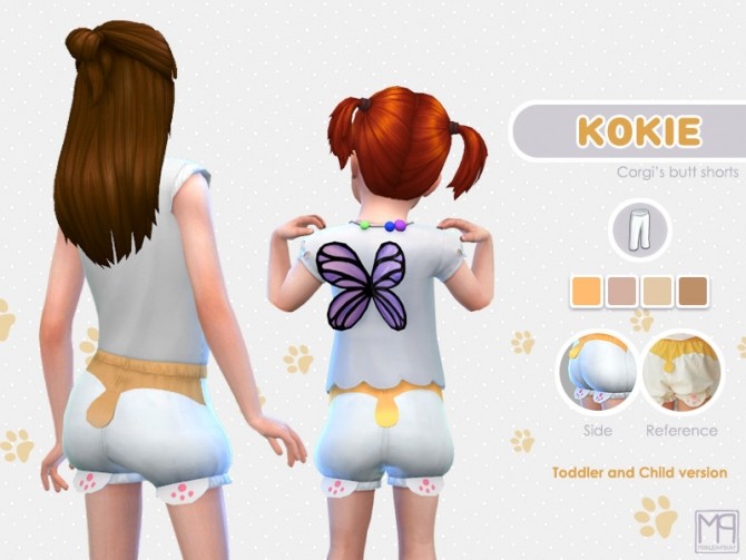 Sims 4 Kokie Shorts by nueajaa at TSR