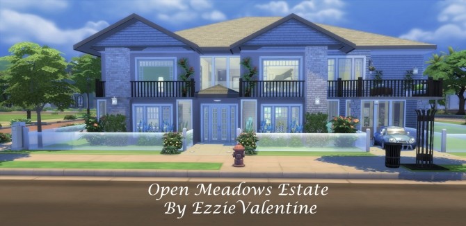 Sims 4 Open Meadows Estate by EzzieValentine at Mod The Sims