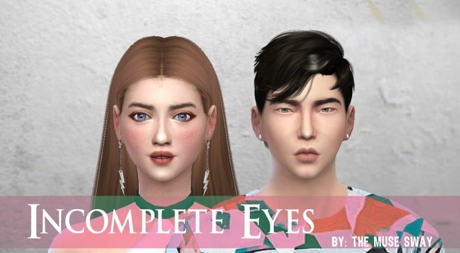 Sims 4 Incomplete Eyes by TheMuseSway at Mod The Sims