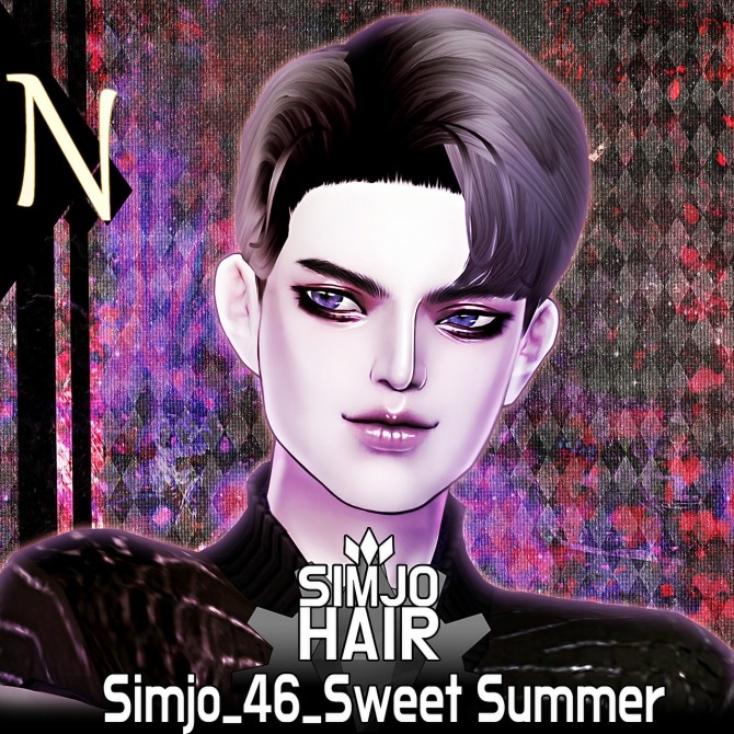Sims 4 Simjo 46 Sweet Summer Hair at Kim Simjo