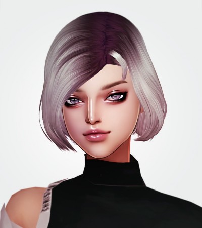 Simjo 30 You and I hair at Kim Simjo » Sims 4 Updates