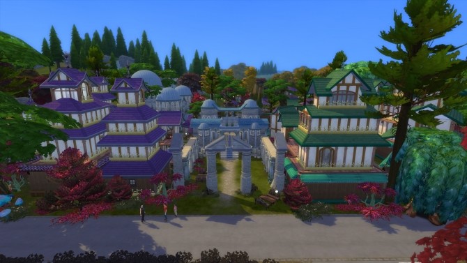 Sims 4 Darnassus Rebuilt from the ashes by SatiSim at Mod The Sims