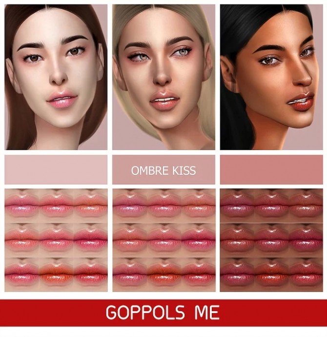 Sims 4 GPME Ombre Kiss lipsticks at GOPPOLS Me