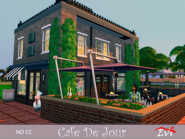 Sims 4 Cafe de jour by evi at TSR