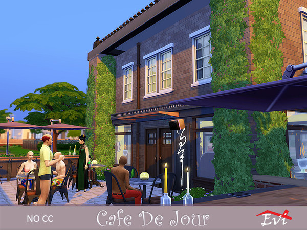 Sims 4 Cafe de jour by evi at TSR