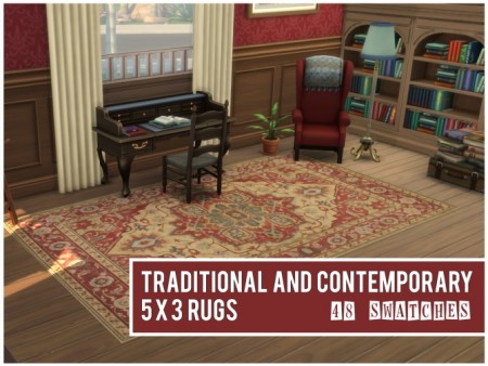 48 Traditional and Contemporary Rugs by sionelle at Mod The Sims