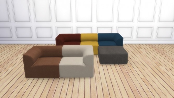 Sims 4 EAVE SOFA COLLECTION (P) at Meinkatz Creations
