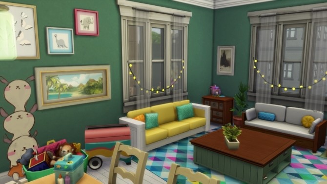 Sims 4 Papa Cool apartment by SundaySims at Sims Artists