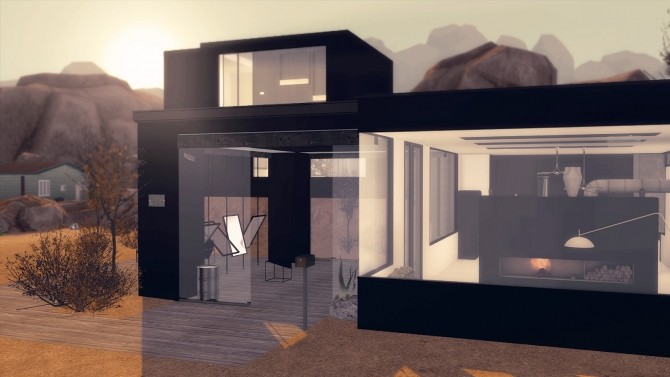 Sims 4 42 | RIDGE RODE modern minimalistic house at SoulSisterSims