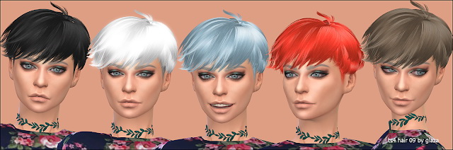 Sims 4 Hair 09 at All by Glaza