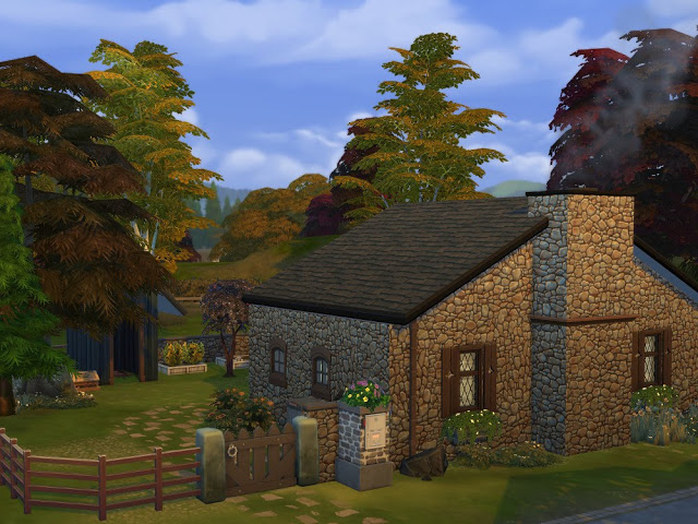 Sims 4 Pine Cottage at KyriaT’s Sims 4 World
