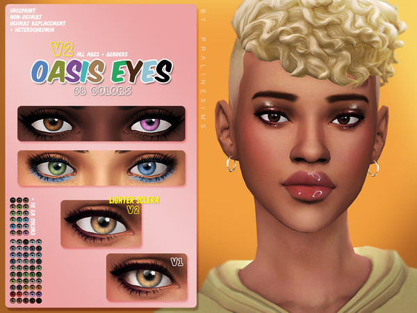 Sims 4 Oasis Eyes N155 V2 by Pralinesims at TSR