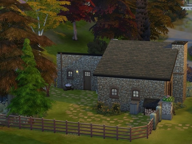 Sims 4 Pine Cottage at KyriaT’s Sims 4 World