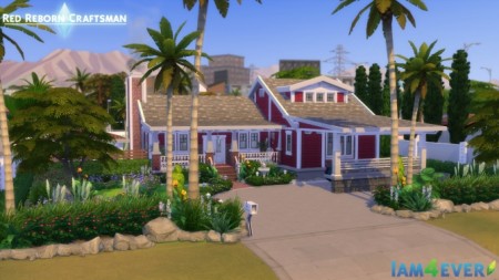 Red Reborn Craftsman CC Free by Iam4ever at Mod The Sims