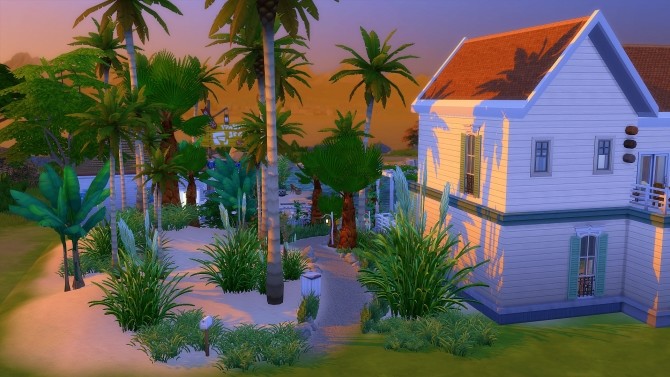 Sims 4 La Plage lot by Angerouge at Studio Sims Creation