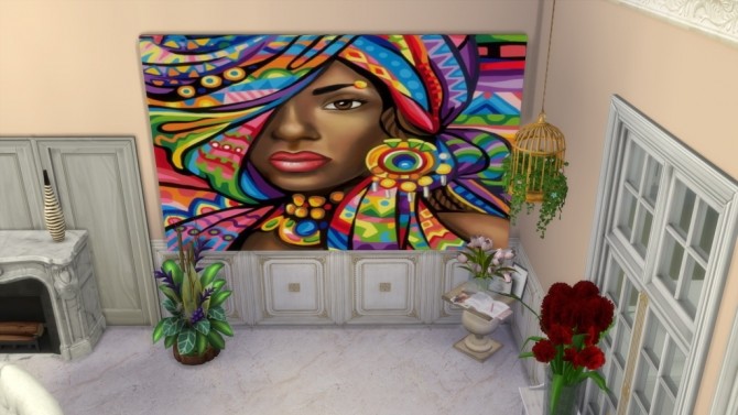 Sims 4 Dreams of Africa paintings at Paradoxx Sims