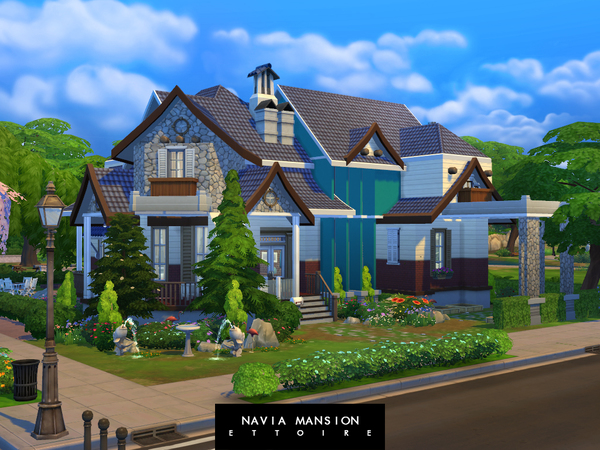 Sims 4 Navia Mansion by Ettoire at TSR