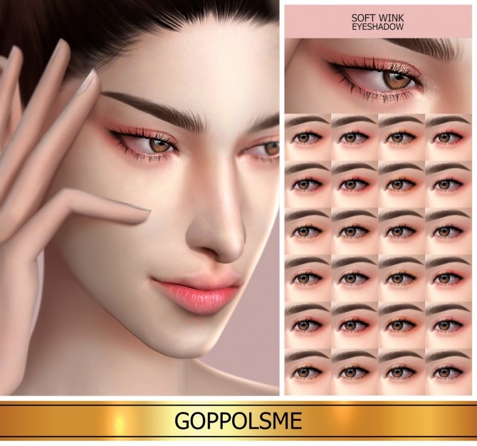 Sims 4 GPME GOLD Soft Wink Eyeshadow at GOPPOLS Me