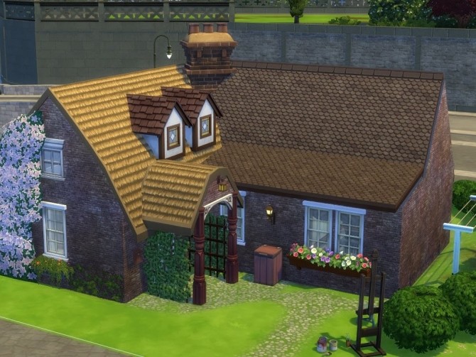 Sims 4 Hillside Cottage at KyriaT’s Sims 4 World