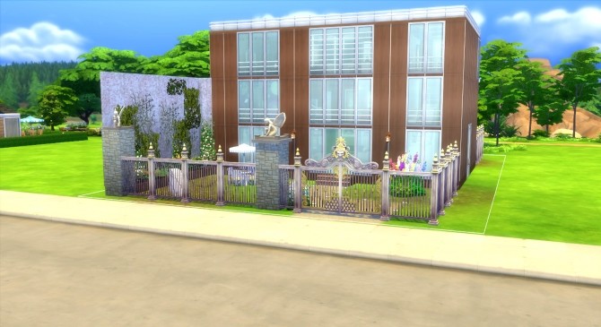 Sims 4 Glass Palace (NO CC) by valbreizh at Mod The Sims