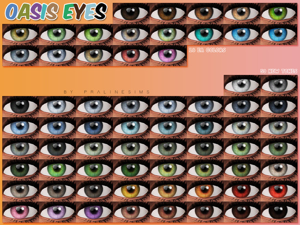 Sims 4 Oasis Eyes N155 V2 by Pralinesims at TSR
