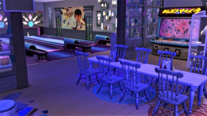 Sims 4 Willowcreek Bowling Alley at Agathea k