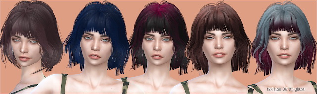 Sims 4 Hair 06 (P) at All by Glaza