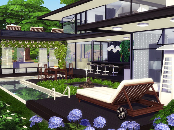 Sims 4 Malina house by marychabb at TSR