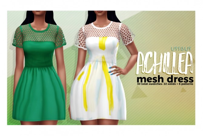 Sims 4 ACHILLEA mesh dress at Viiavi