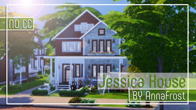 Jessica House at Anna Frost » Sims 4 Updates