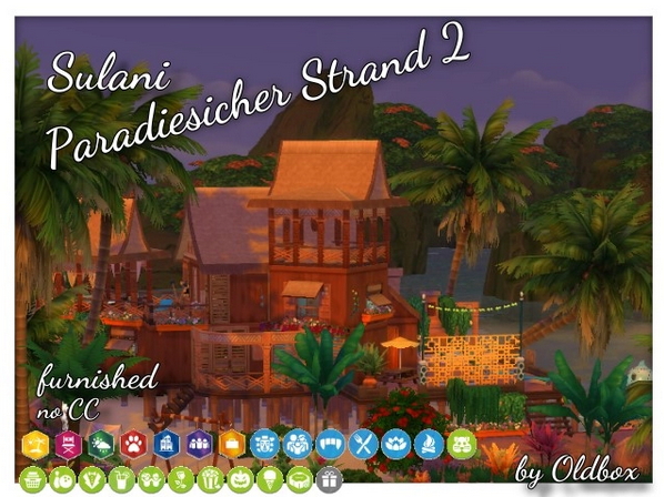 Sims 4 Paradise beach 2 by Oldbox at All 4 Sims