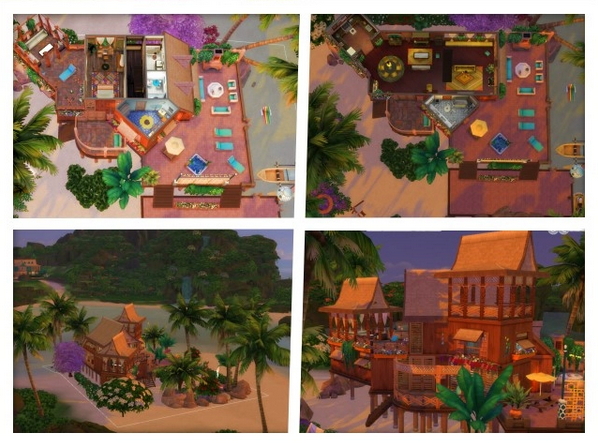Sims 4 Paradise beach 2 by Oldbox at All 4 Sims
