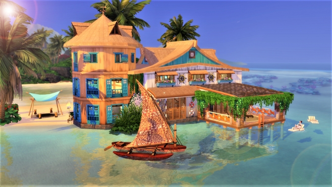 With a view of Sulani at Agathea-k » Sims 4 Updates