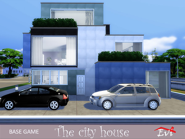 Sims 4 The city house by evi at TSR