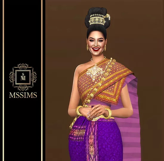 Sims 4 THAI TRADITIONAL DRESS at MSSIMS