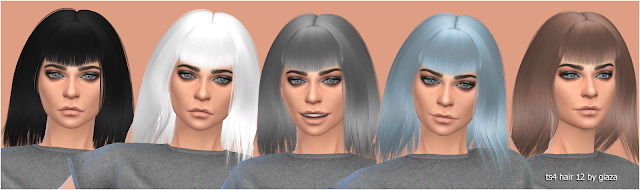 Sims 4 Hair 12 at All by Glaza