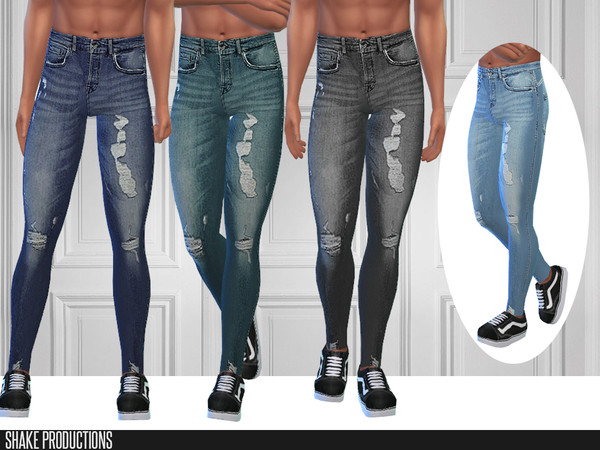 Sims 4 293 Jeans by ShakeProductions at TSR