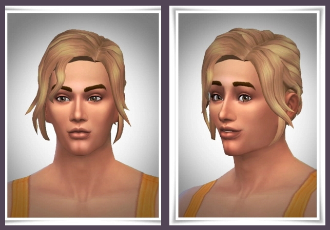 Sims 4 Short Pony Lose Side Hair at Birksches Sims Blog