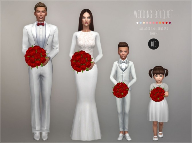 Sims 4 WEDDING BOUQUET at BEO Creations