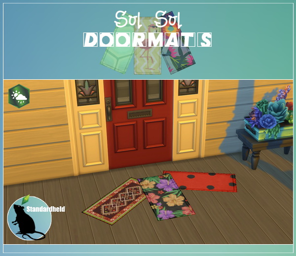 Sims 4 Sul Sul Doormats at Standardheld