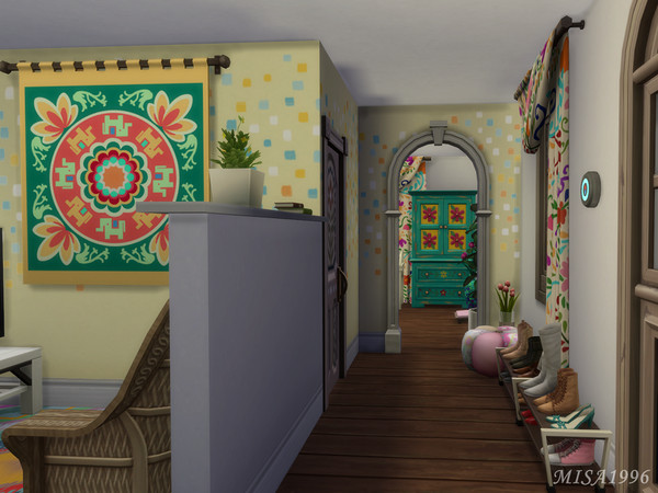 Sims 4 Boho house by Misa1996 at TSR