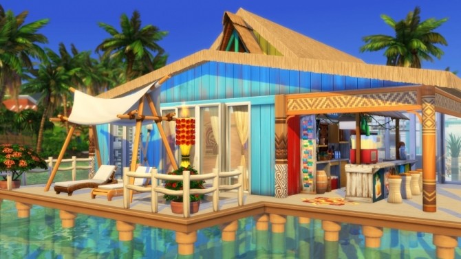 Sims 4 Hoya house by Bloup at Sims Artists