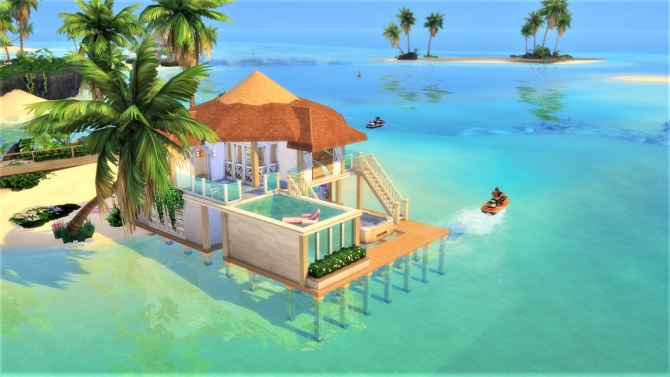 Coconut Shallow house at Agathea-k » Sims 4 Updates