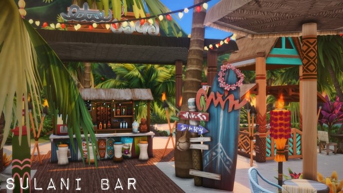 Sims 4 Sulani Bar at Wiz Creations