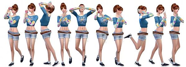 Sims 4 Combination Pose 35 at A luckyday