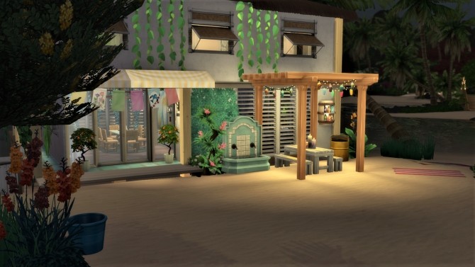 Sims 4 Coconut Shallow house at Agathea k