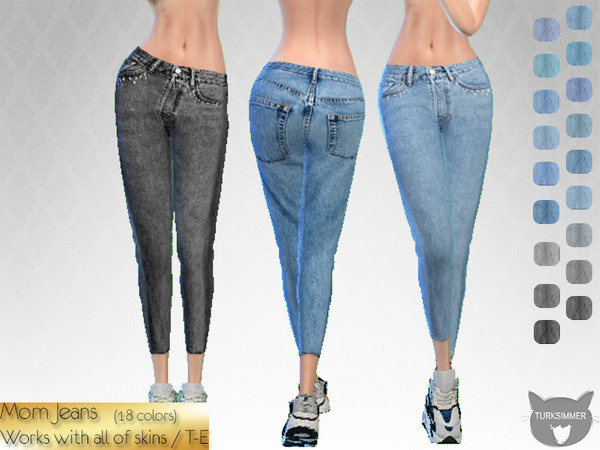 Sims 4 Mom Jeans by turksimmer at TSR